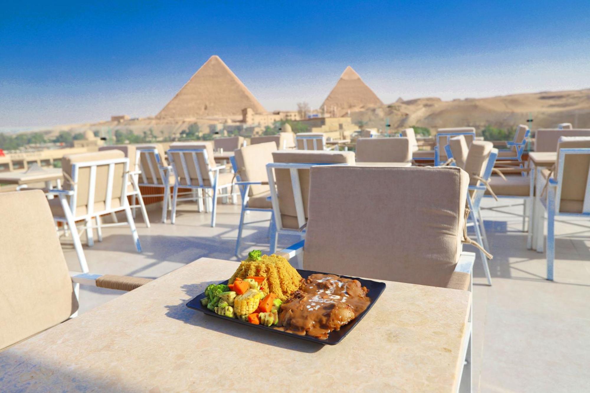 Gaia Pyramids Hotel Kafrat al Jabal Экстерьер фото