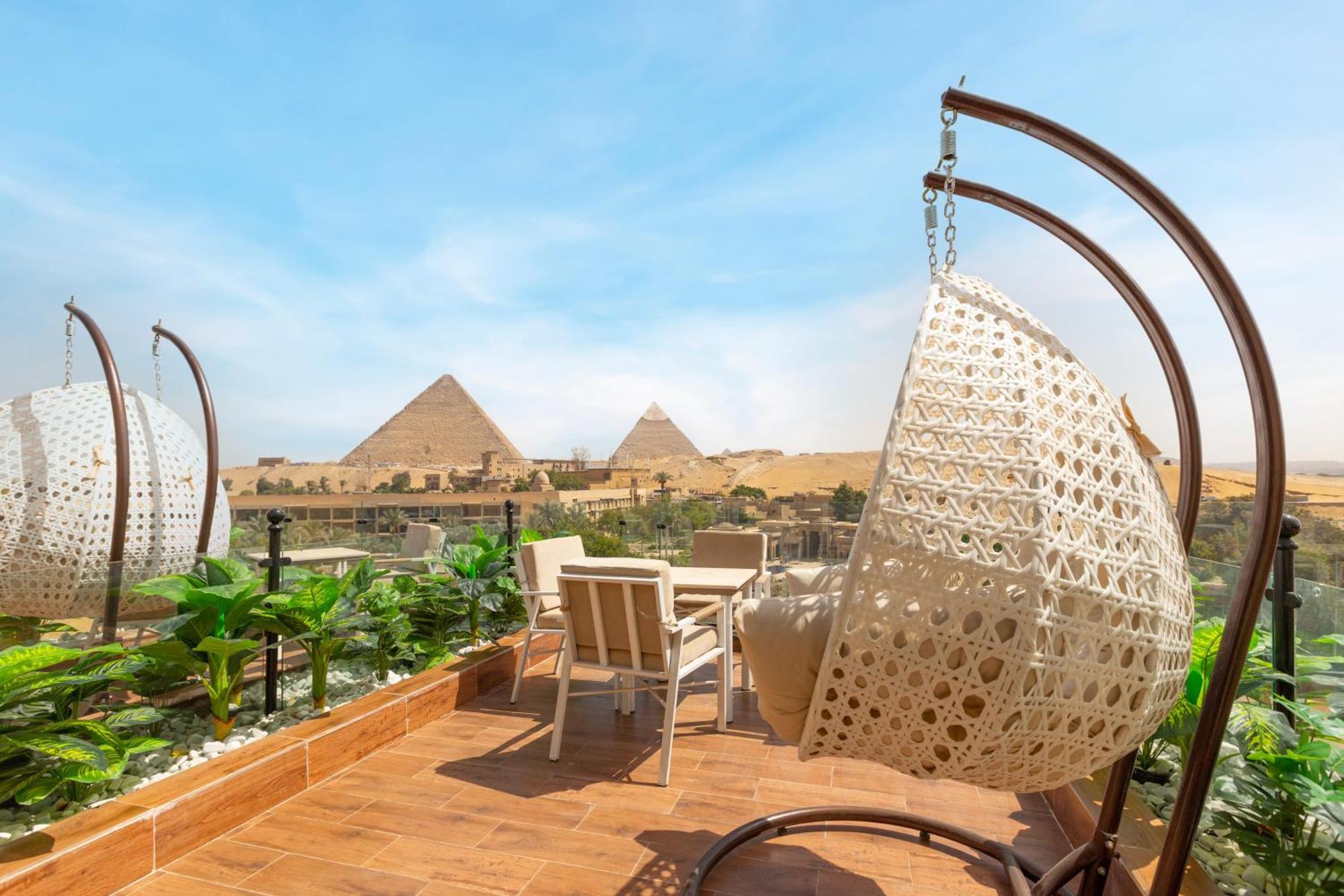 Gaia Pyramids Hotel Kafrat al Jabal Экстерьер фото