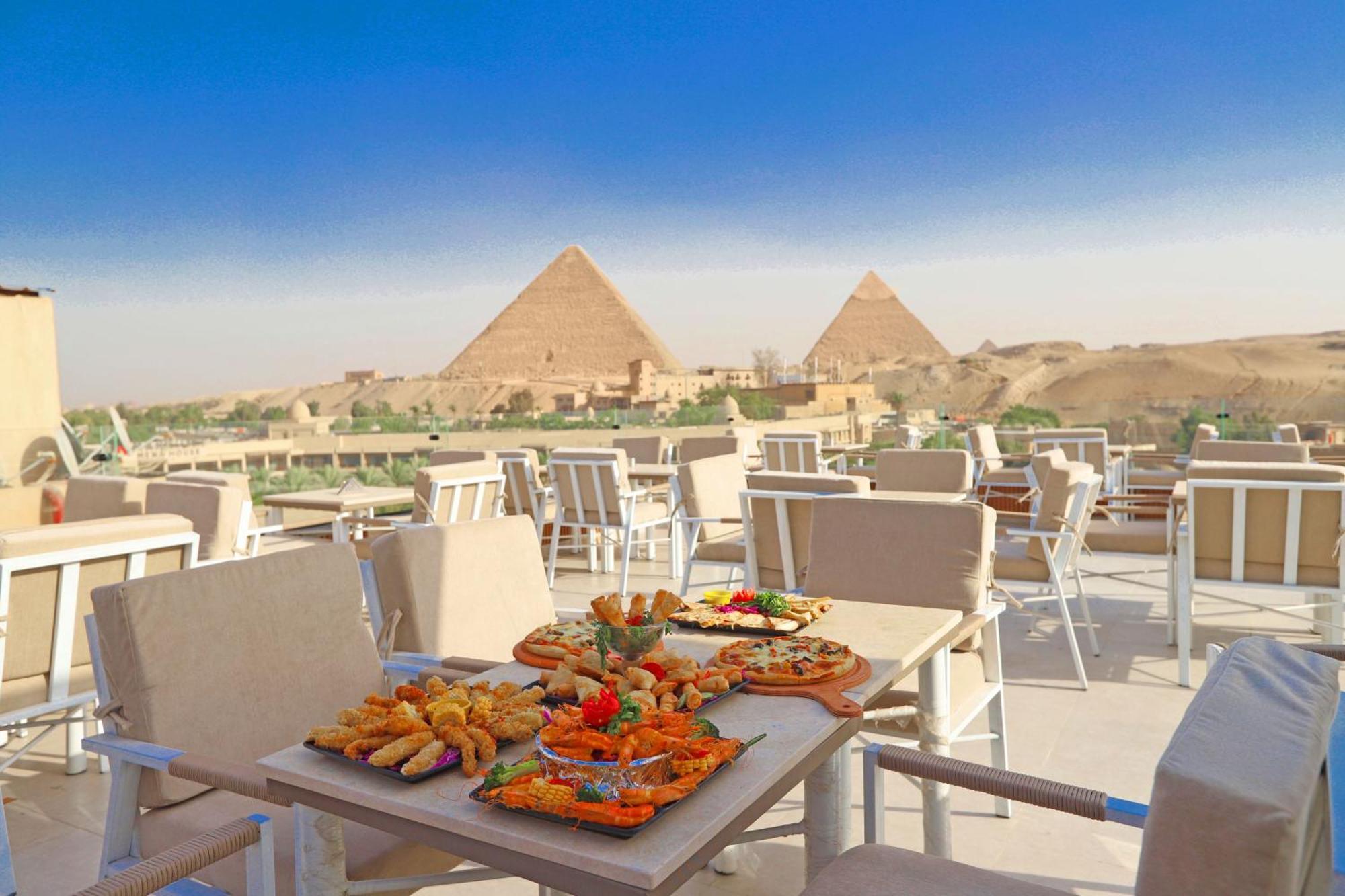 Gaia Pyramids Hotel Kafrat al Jabal Экстерьер фото