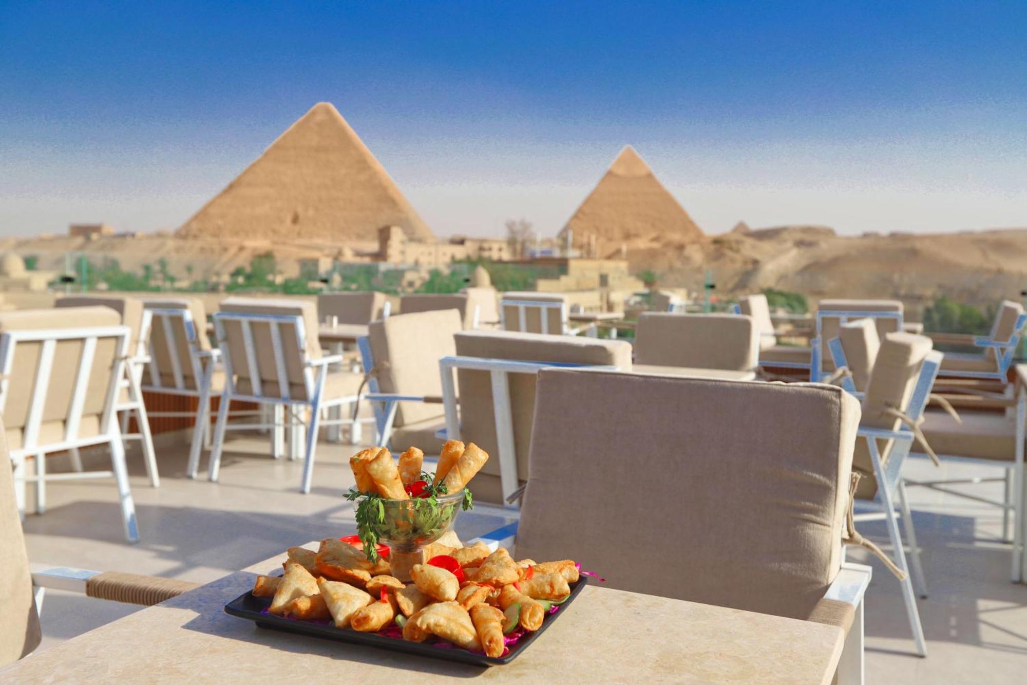Gaia Pyramids Hotel Kafrat al Jabal Экстерьер фото